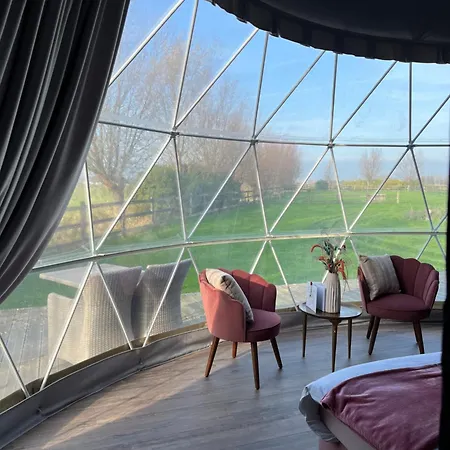 Glamping De Coude Scheure Tente de luxe *